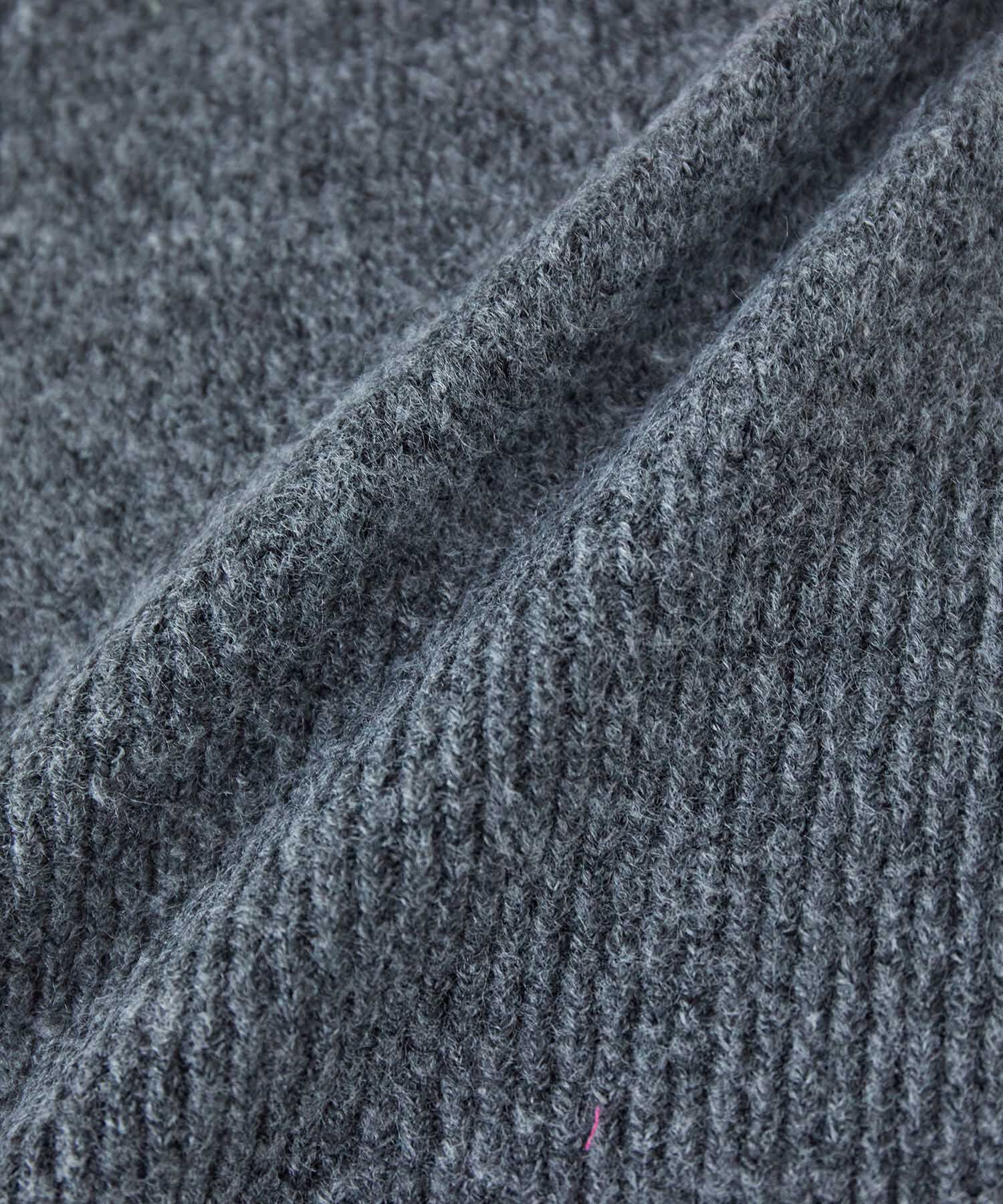 VIS「【2WAY】ミックスヤーンオフショルダーニット」|ニット・セーター|