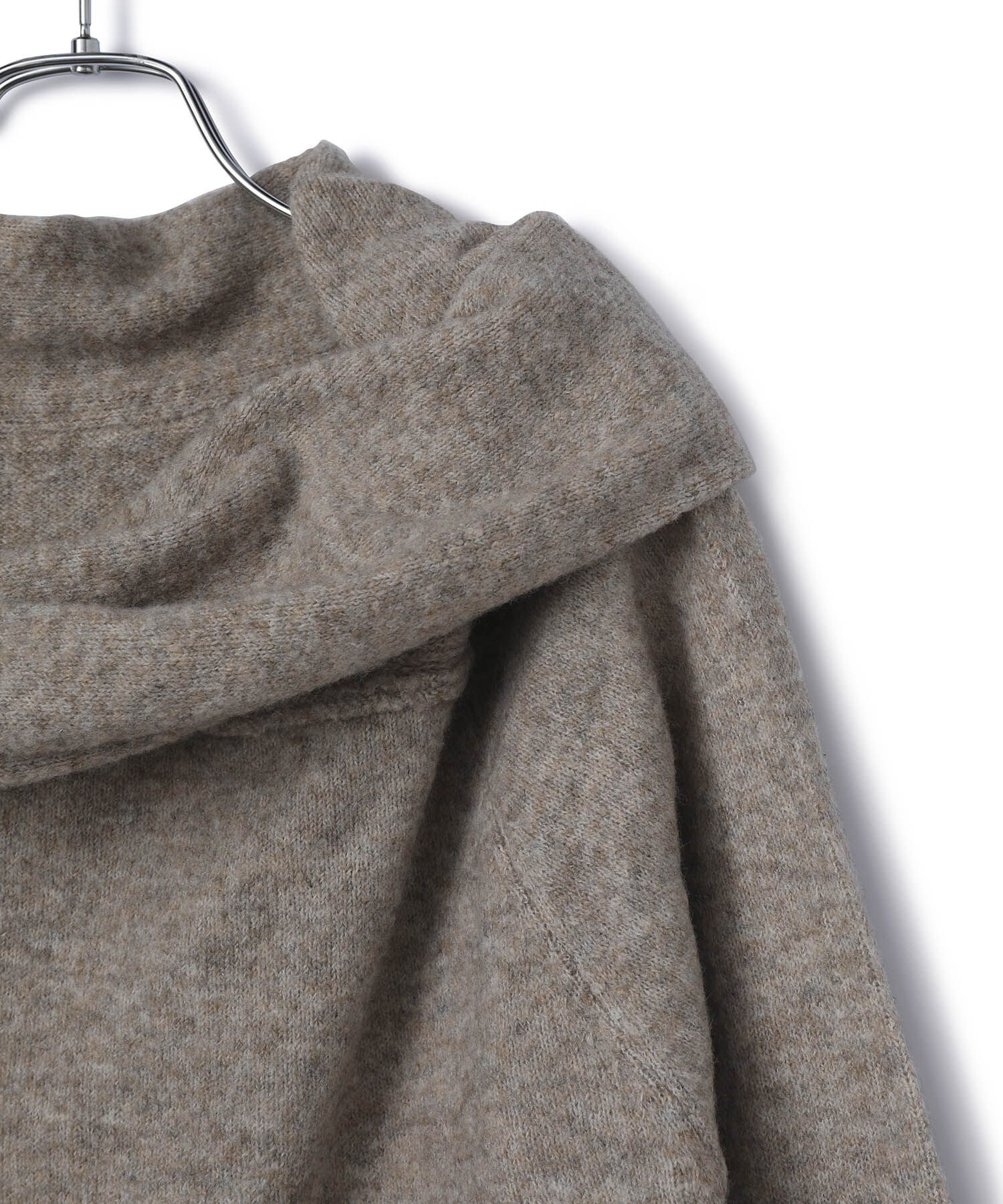 VIS「【2WAY】ミックスヤーンオフショルダーニット」|ニット・セーター|