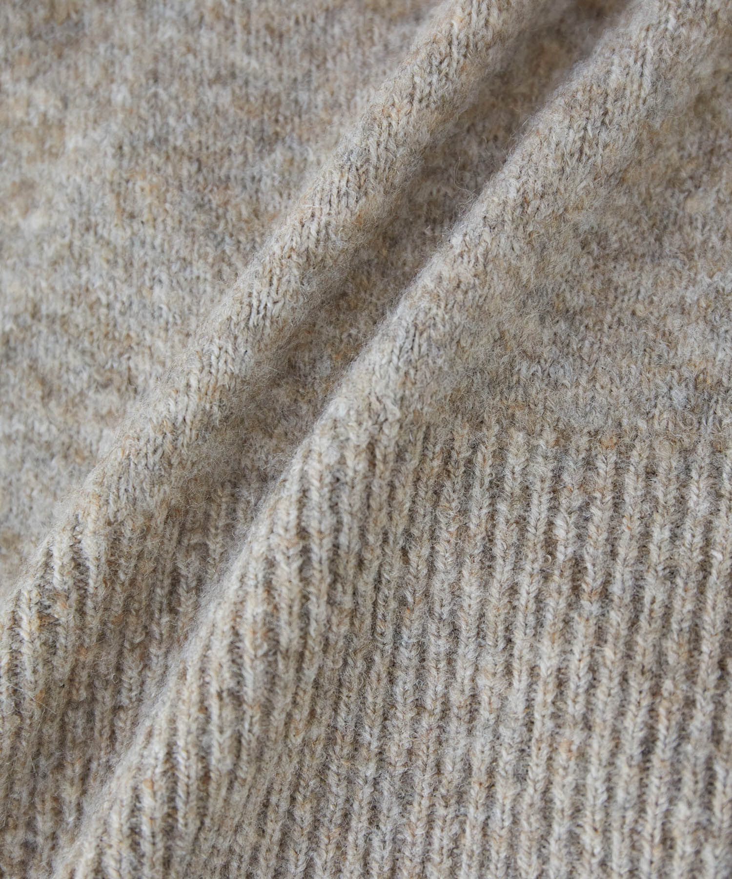 VIS「【2WAY】ミックスヤーンオフショルダーニット」|ニット・セーター|