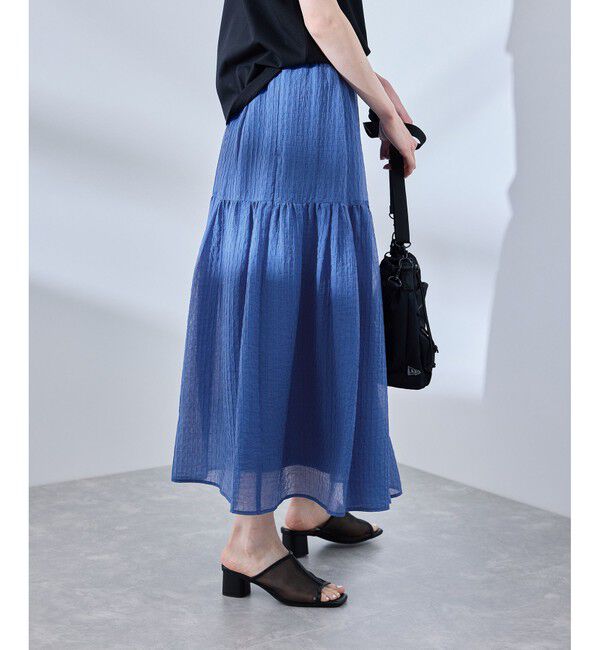 Rope&rsquo;Picnic「シアーティアードスカート」|スカート|