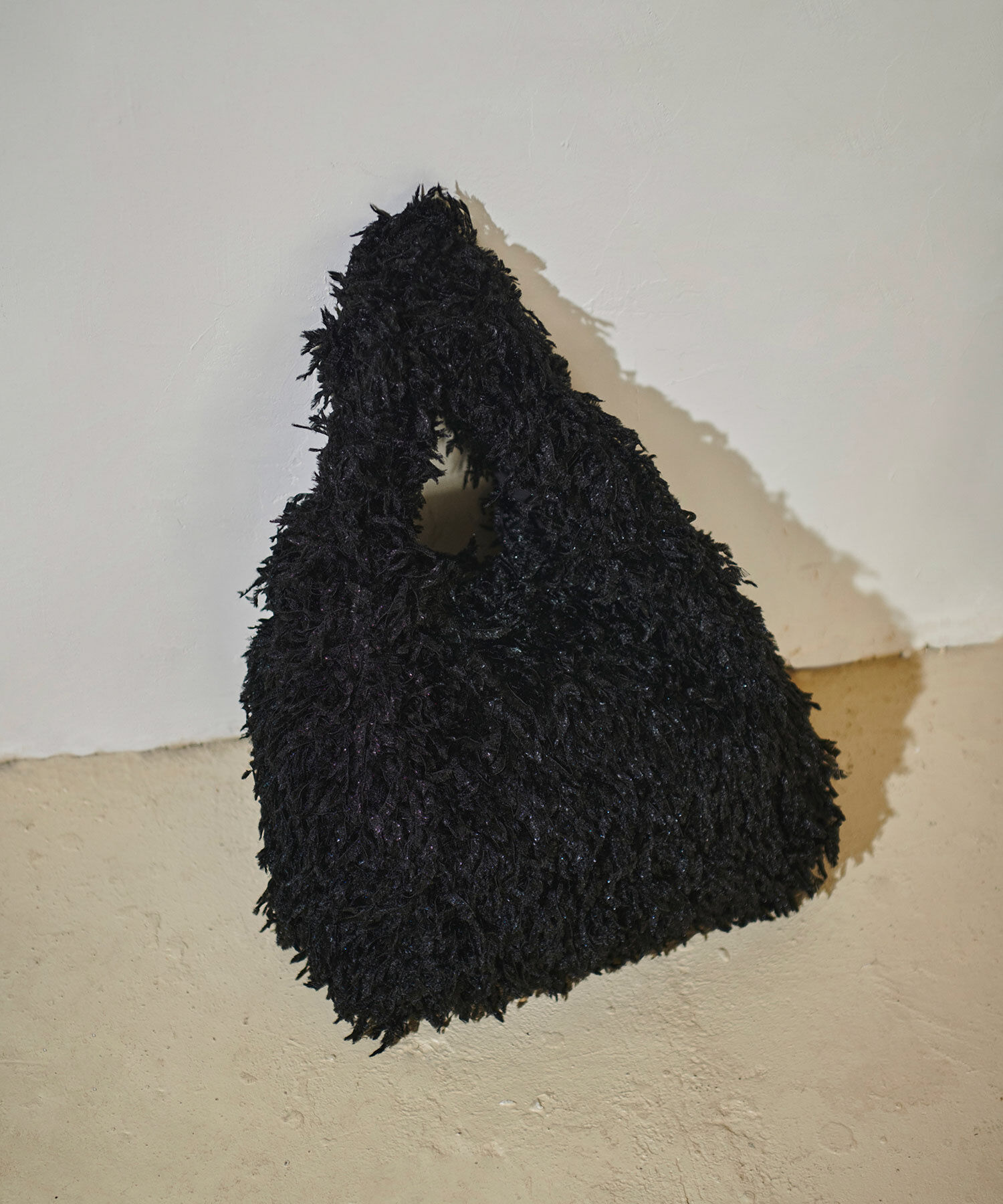 ADAM ET ROPE'「【サステナブル】フリンジトート」|ハンドバッグ|ブラック(01)