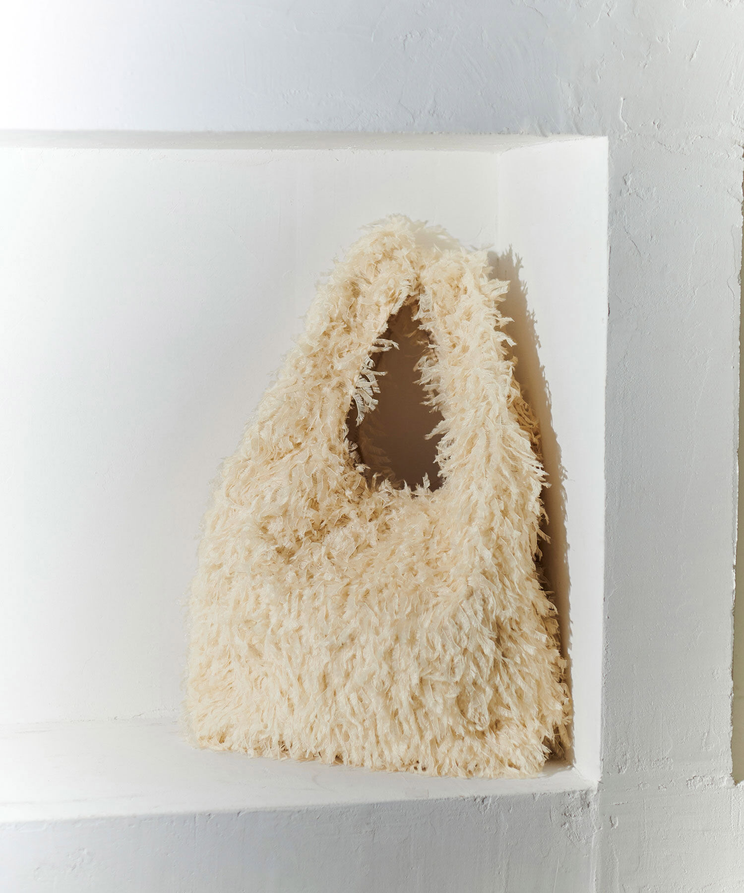 ADAM ET ROPE'「【サステナブル】フリンジトート」|ハンドバッグ|