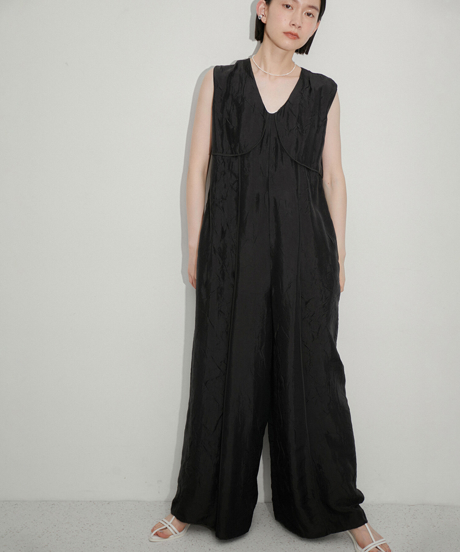 ADAM ET ROPE'「グロッシーロンパース」|オールインワン|