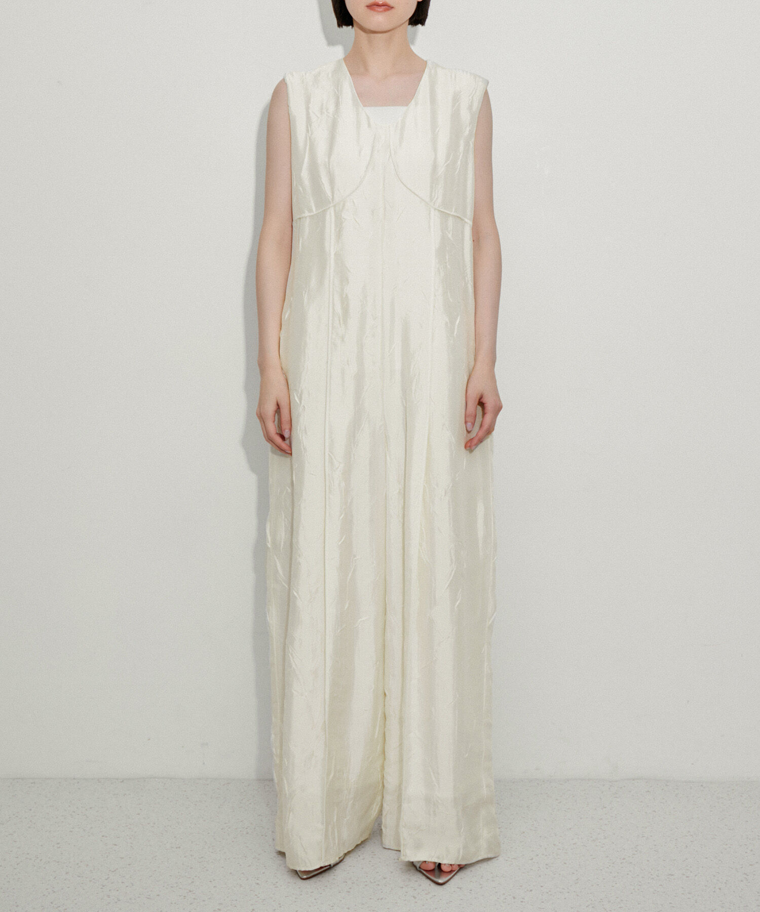 ADAM ET ROPE'「グロッシーロンパース」|オールインワン|