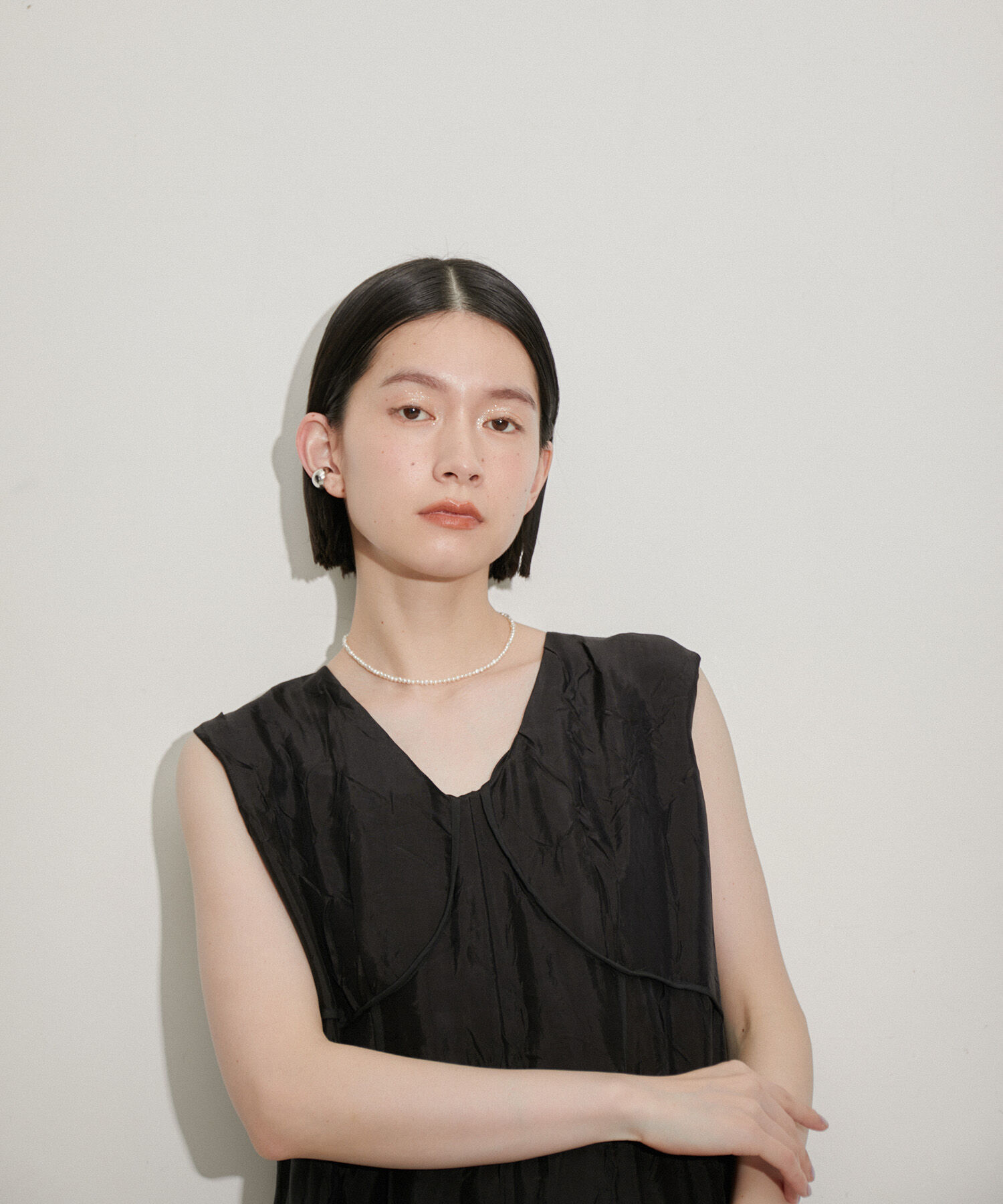 ADAM ET ROPE'「グロッシーロンパース」|オールインワン|