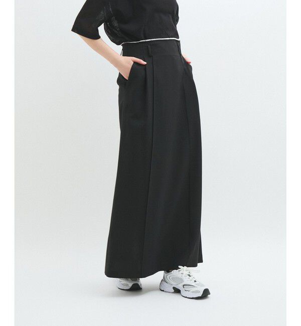 ADAM ET ROPE'「【サステナブル】カットオフディティールスカート」|スカート|クロメイン