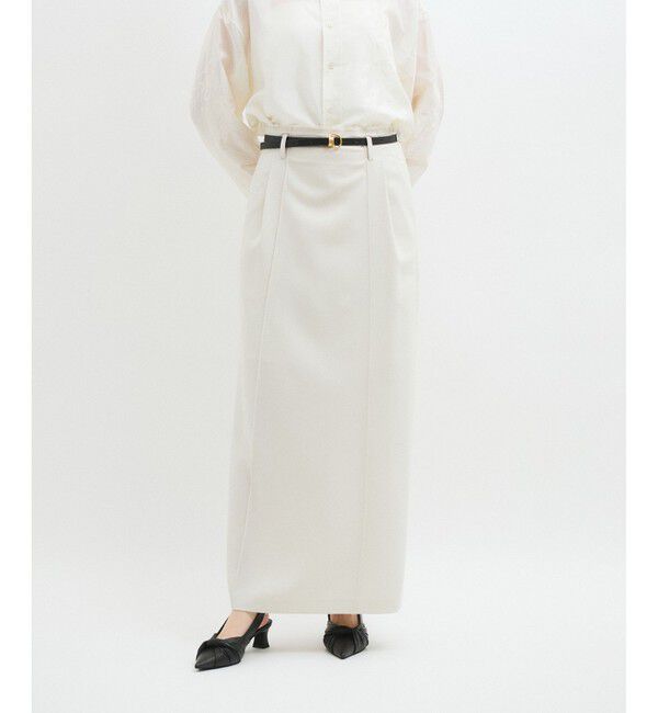 ADAM ET ROPE'「【サステナブル】カットオフディティールスカート」|スカート|生成メイン