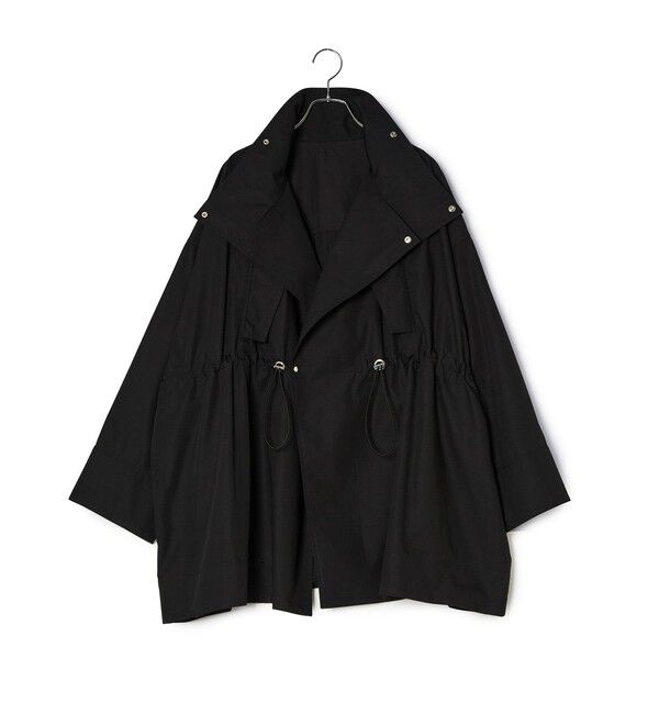 ADAM ET ROPE'「【WEB限定】スタンドカラーハーフモッズコート」|ミリタリー・モッズコート|