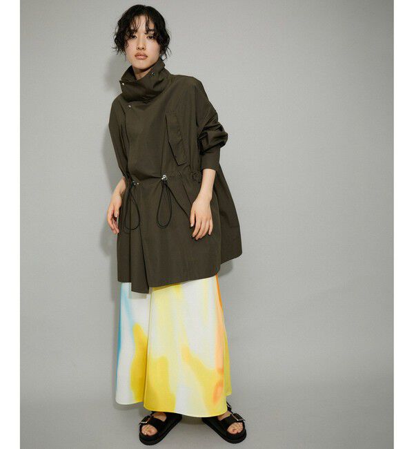 ADAM ET ROPE'「【WEB限定】スタンドカラーハーフモッズコート」|ミリタリー・モッズコート|