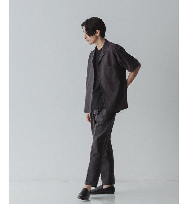 ADAM ET ROPE'「接触冷感【RIRANCHA】セットアップ / オープンカラーシャツ & スラックス」|スーツ|