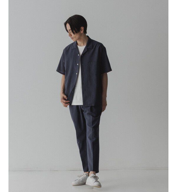 ADAM ET ROPE'「接触冷感【RIRANCHA】セットアップ / オープンカラーシャツ & スラックス」|スーツ|