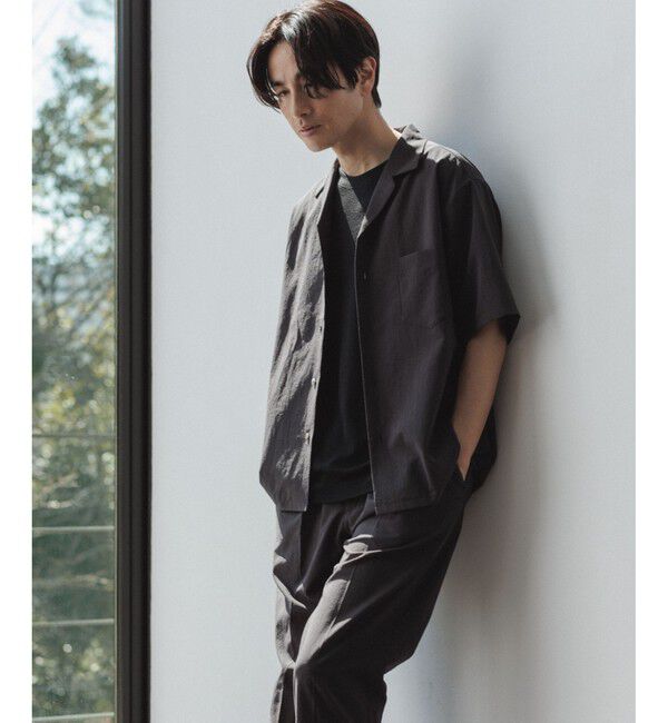 ADAM ET ROPE'「接触冷感【RIRANCHA】セットアップ / オープンカラーシャツ & スラックス」|スーツ|