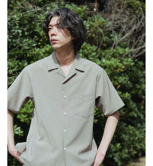 ADAM ET ROPE'「接触冷感【RIRANCHA】セットアップ / オープンカラーシャツ & スラックス」|スーツ|