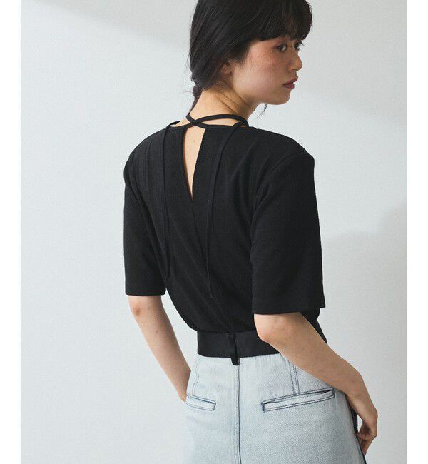 ADAM ET ROPE'「【WEB限定】ブークレリブリボンTシャツ」|Tシャツ・カットソー|