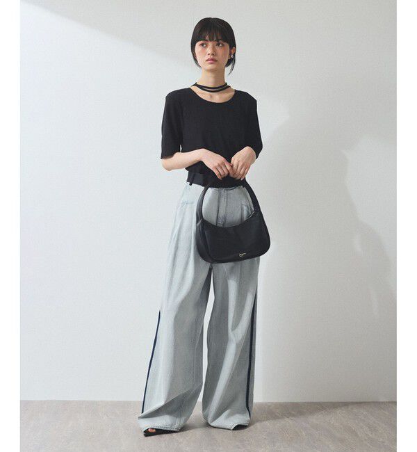 ADAM ET ROPE'「【WEB限定】ブークレリブリボンTシャツ」|Tシャツ・カットソー|