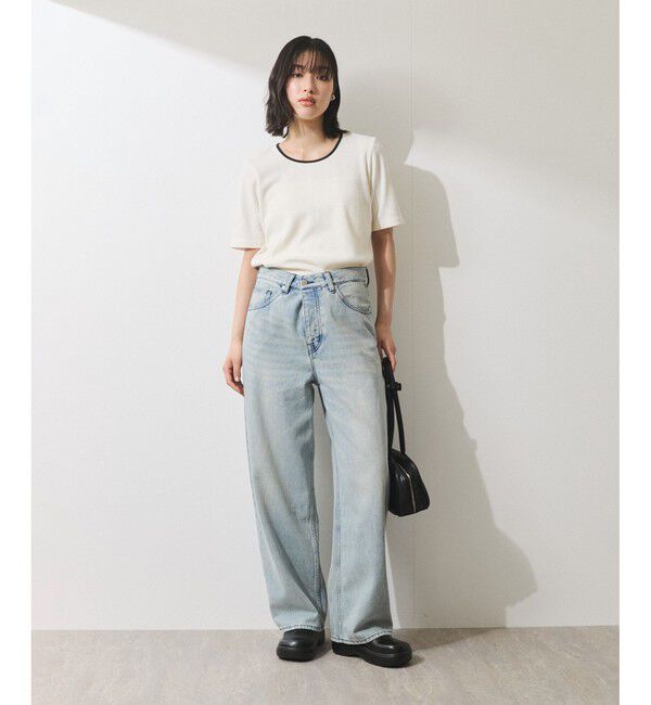 ADAM ET ROPE'「【WEB限定】ブークレリブリボンTシャツ」|Tシャツ・カットソー|