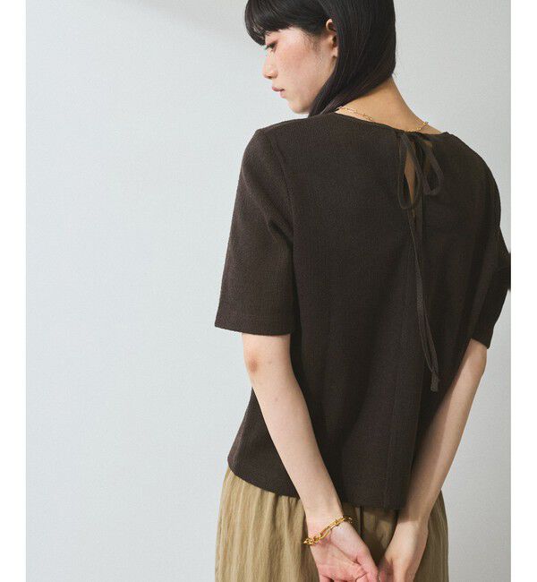 ADAM ET ROPE'「【WEB限定】ブークレリブリボンTシャツ」|Tシャツ・カットソー|