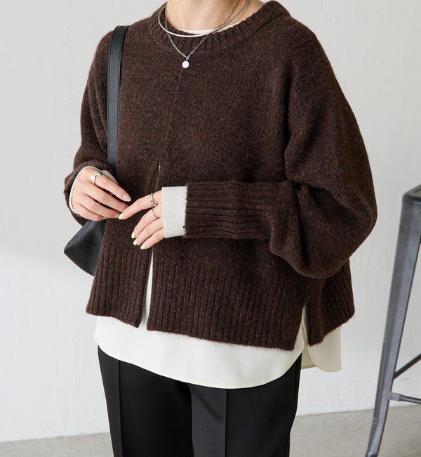  「ヤクライクショートニット」|ニット・セーター|