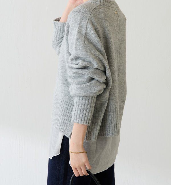  「ヤクライクショートニット」|ニット・セーター|