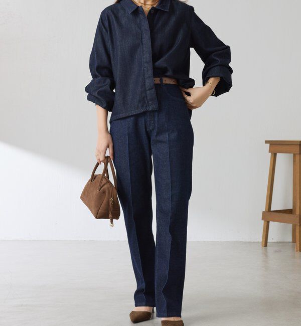  「Q.anosストレートデニム」|デニム|