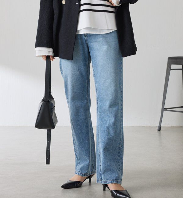 「Q.anosストレートデニム」|デニム|