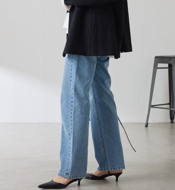  「Q.anosストレートデニム」|デニム|