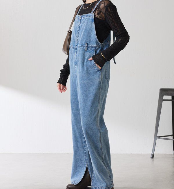  「QanosレースパッチワークロンT」|Tシャツ・カットソー|