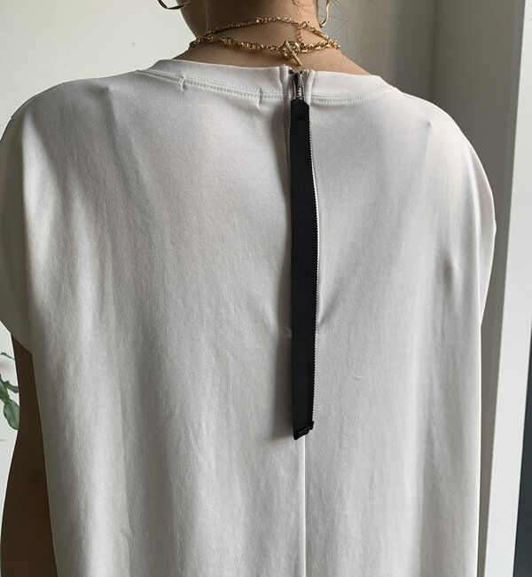  「【WEB限定】バックジップフォトプリントTEE」|Tシャツ・カットソー|