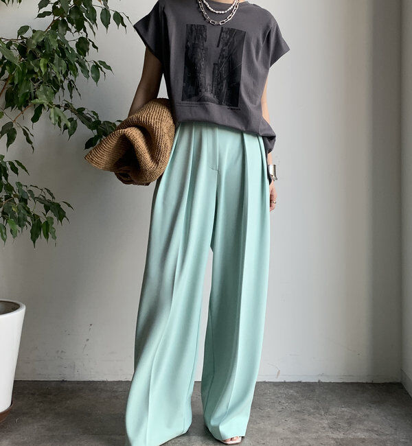  「【WEB限定】バックジップフォトプリントTEE」|Tシャツ・カットソー|