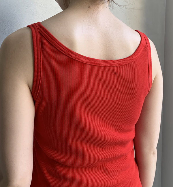  「【新色追加】リブタンク」|Tシャツ・カットソー|