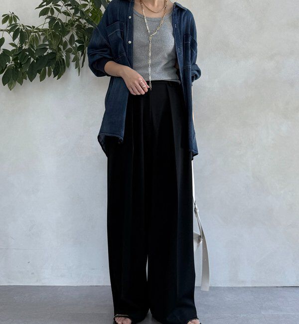  「【新色追加】リブタンク」|Tシャツ・カットソー|