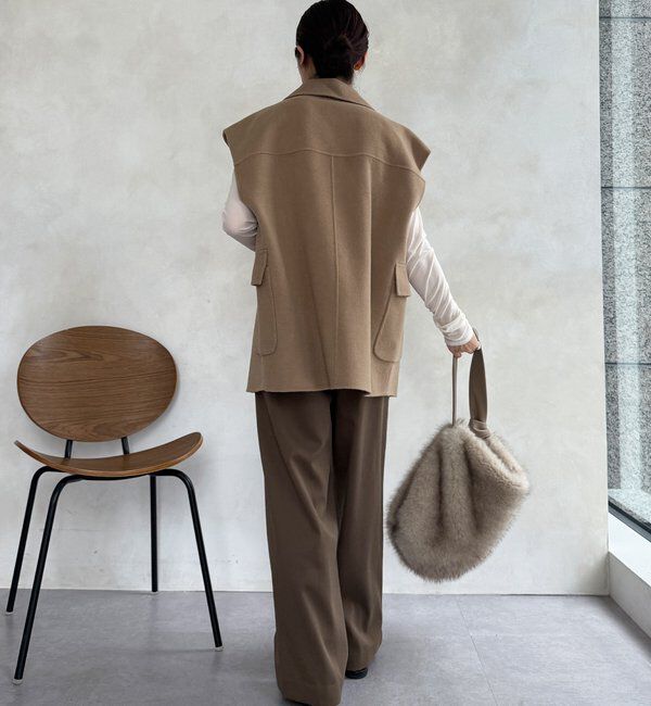  「BIGシルエットジャケットベスト」|ベスト・ジレ|