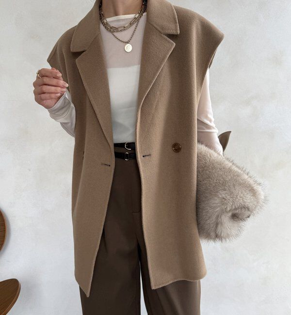  「BIGシルエットジャケットベスト」|ベスト・ジレ|