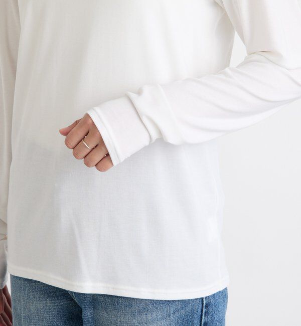  「【リバイバル/一枚でも重ねても】フライスクルーTee」|Tシャツ・カットソー|