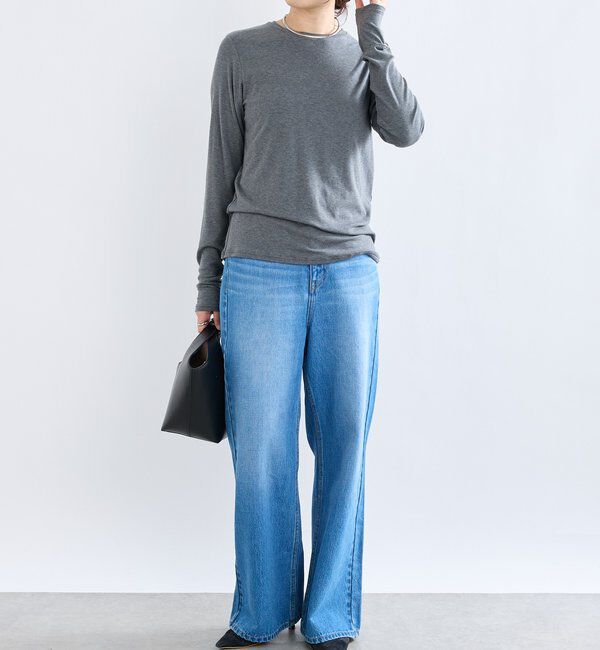  「【リバイバル/一枚でも重ねても】フライスクルーTee」|Tシャツ・カットソー|