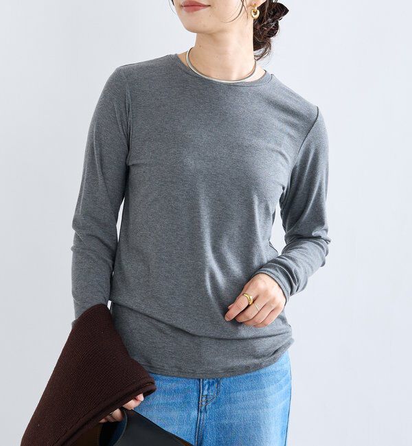  「【リバイバル/一枚でも重ねても】フライスクルーTee」|Tシャツ・カットソー|