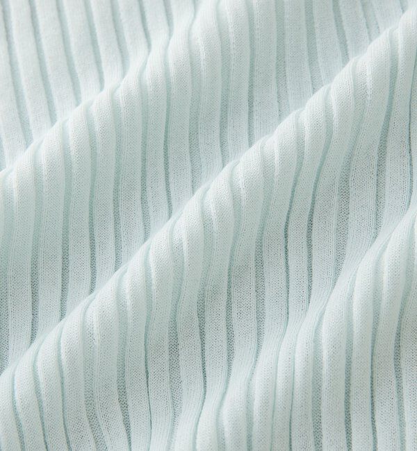  「【レイヤード風の袖口】シアーカフスリブニット」|ニット・セーター|