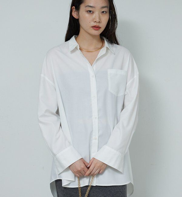  「【2way 】オーバーシャツ」|シャツ・ブラウス|