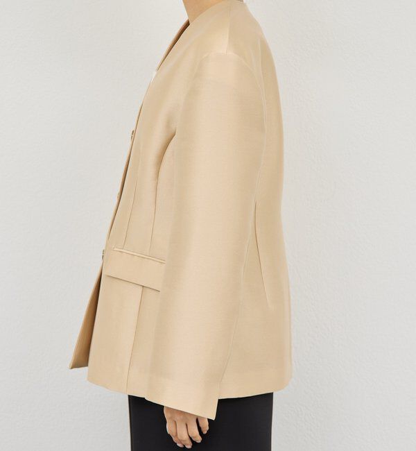  「【セットアップ対応】シルキーダブルクロスジャケット」|その他|