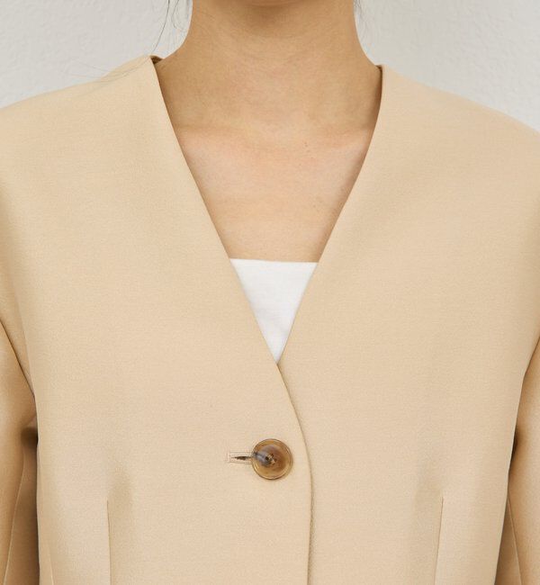  「【セットアップ対応】シルキーダブルクロスジャケット」|その他|