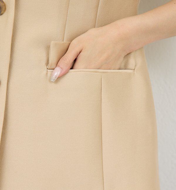  「【セットアップ対応】シルキーダブルクロスジャケット」|その他|