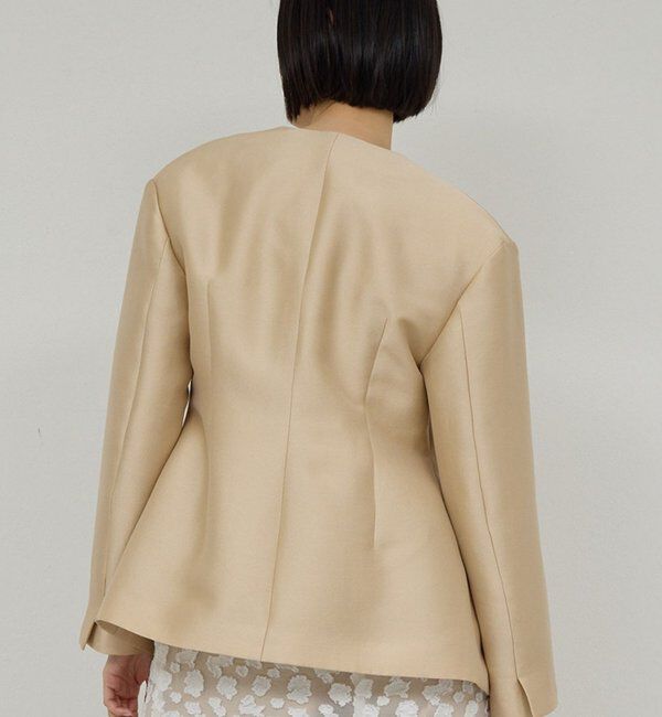  「【セットアップ対応】シルキーダブルクロスジャケット」|その他|