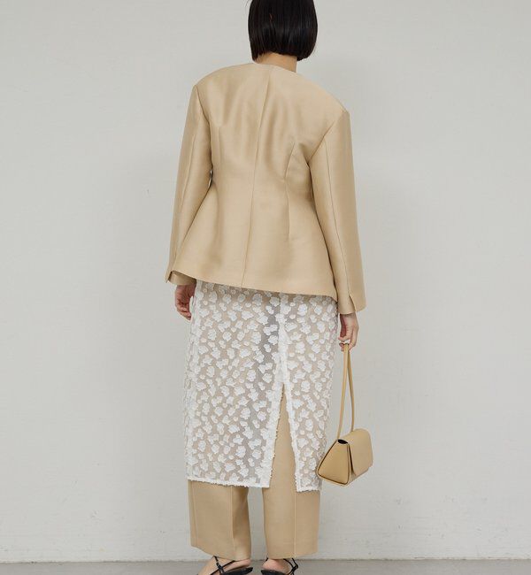  「【セットアップ対応】シルキーダブルクロスジャケット」|その他|