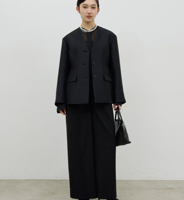  「【セットアップ対応】シルキーダブルクロスジャケット」|その他|