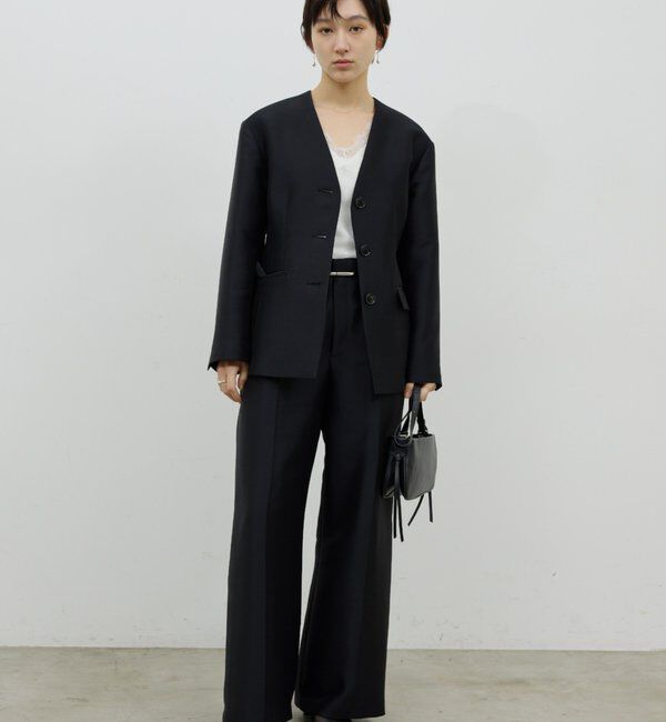  「【セットアップ対応】シルキーダブルクロスジャケット」|その他|