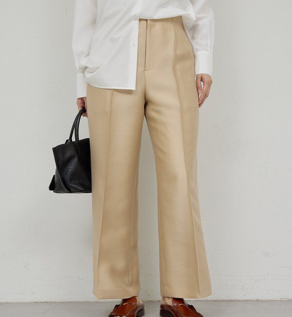  「【セットアップ対応】シルキーダブルクロスパンツ」|チノ|