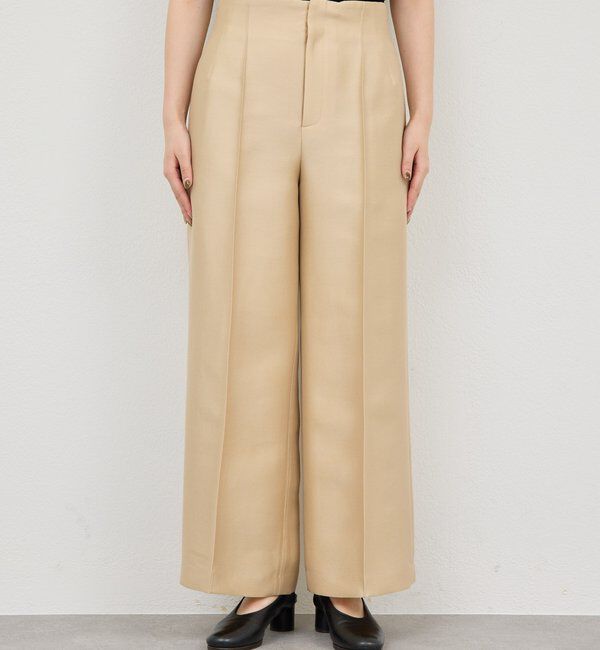  「【セットアップ対応】シルキーダブルクロスパンツ」|チノ|