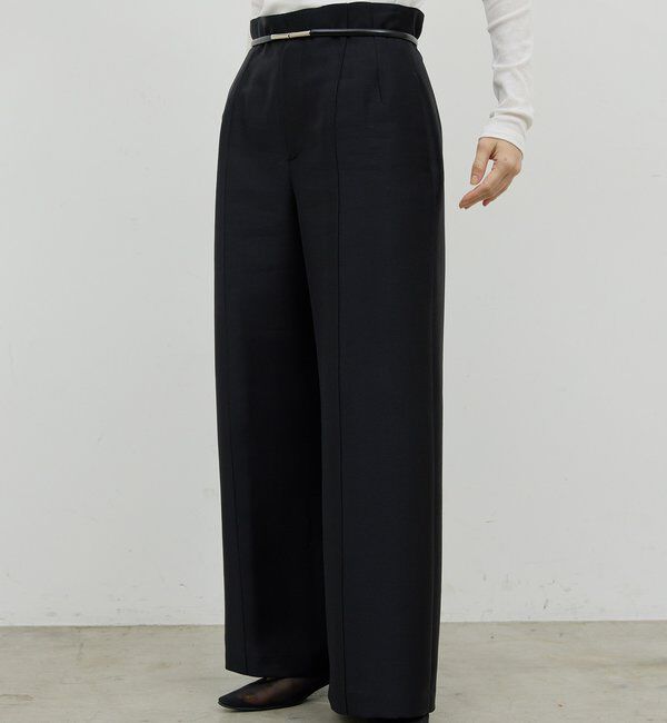  「【セットアップ対応】シルキーダブルクロスパンツ」|チノ|