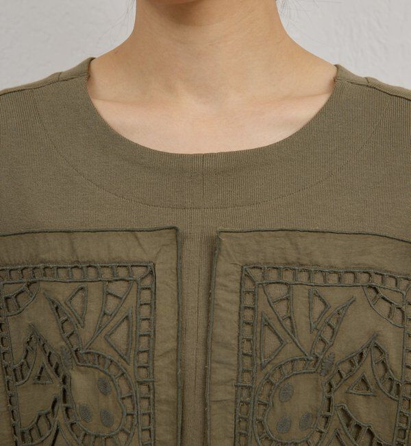  「【Dhritie】レースパッチワークワンピース」|ワンピース|