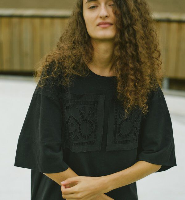  「【Dhritie】レースパッチワークワンピース」|ワンピース|